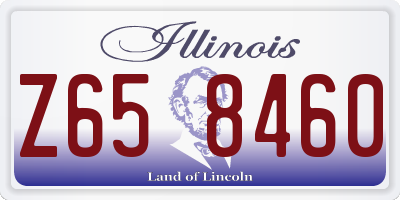 IL license plate Z658460
