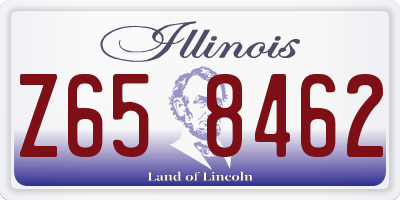 IL license plate Z658462