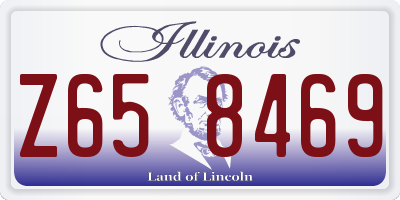IL license plate Z658469