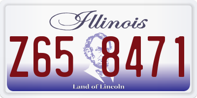 IL license plate Z658471