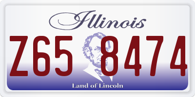 IL license plate Z658474
