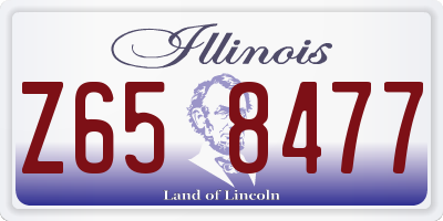 IL license plate Z658477