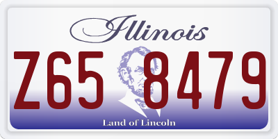 IL license plate Z658479