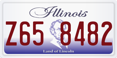 IL license plate Z658482