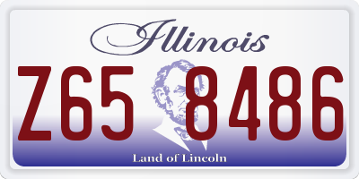 IL license plate Z658486