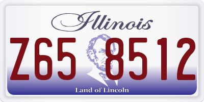 IL license plate Z658512