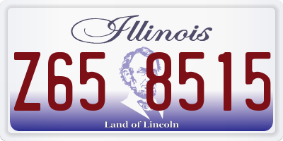 IL license plate Z658515
