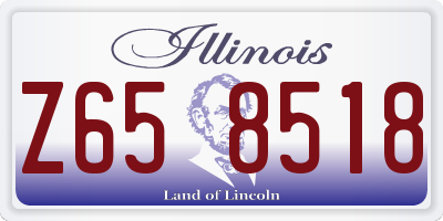 IL license plate Z658518