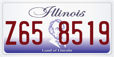IL license plate Z658519