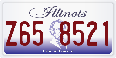 IL license plate Z658521