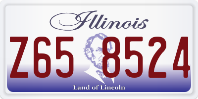 IL license plate Z658524