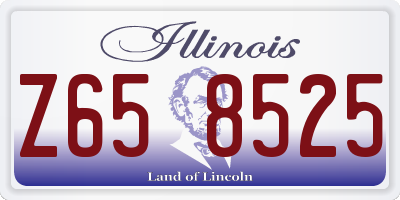 IL license plate Z658525