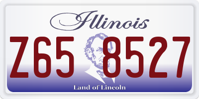 IL license plate Z658527