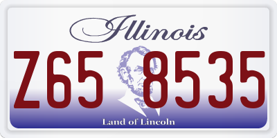 IL license plate Z658535
