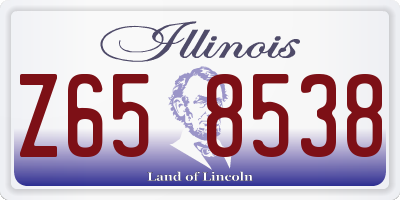 IL license plate Z658538