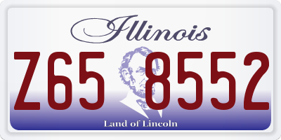 IL license plate Z658552