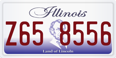 IL license plate Z658556