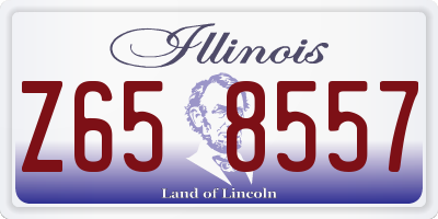 IL license plate Z658557