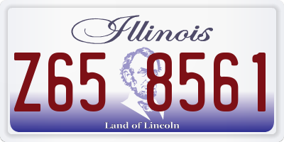 IL license plate Z658561