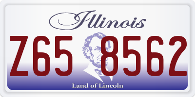 IL license plate Z658562
