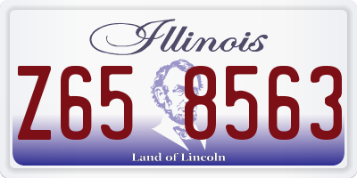 IL license plate Z658563