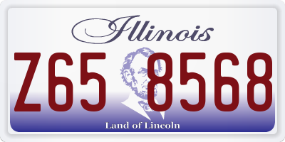 IL license plate Z658568