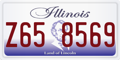 IL license plate Z658569