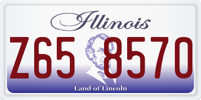 IL license plate Z658570