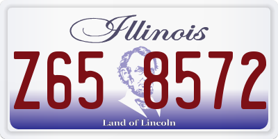IL license plate Z658572