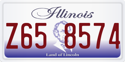 IL license plate Z658574