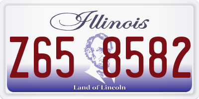 IL license plate Z658582
