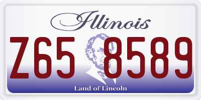 IL license plate Z658589