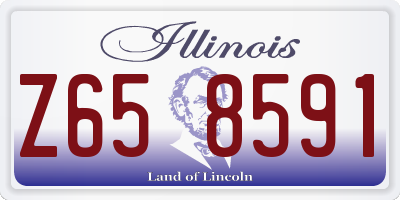 IL license plate Z658591