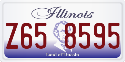 IL license plate Z658595
