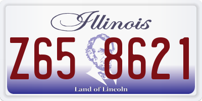 IL license plate Z658621
