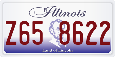 IL license plate Z658622