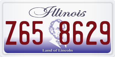 IL license plate Z658629