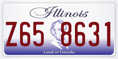 IL license plate Z658631