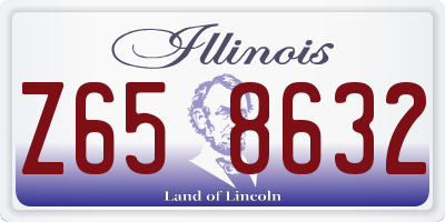 IL license plate Z658632