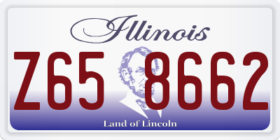 IL license plate Z658662