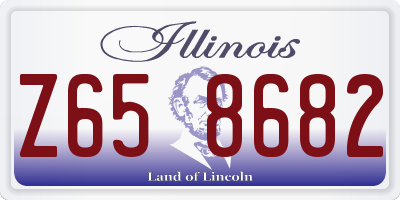 IL license plate Z658682