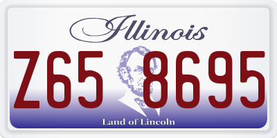 IL license plate Z658695