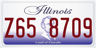 IL license plate Z658709