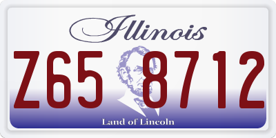 IL license plate Z658712