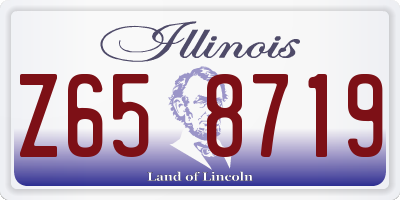 IL license plate Z658719