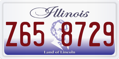 IL license plate Z658729