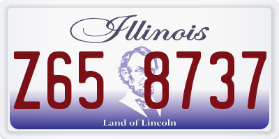 IL license plate Z658737