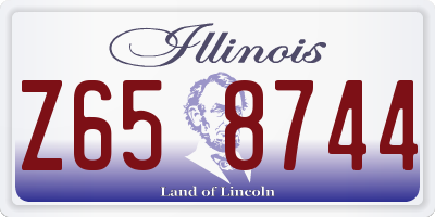 IL license plate Z658744