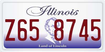 IL license plate Z658745
