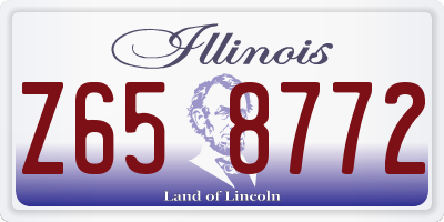 IL license plate Z658772